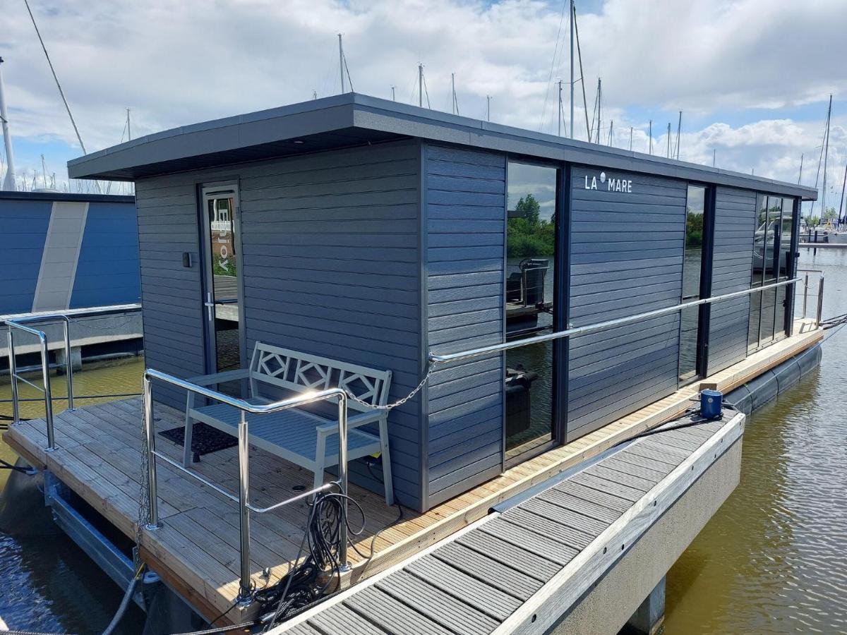 Hotel Luxury Houseboat In Volendam Marina Exterior foto